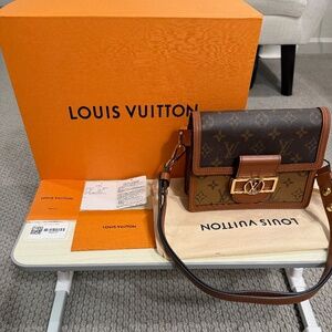 Louis Vuitton Dauphine Reverse  Monogram Mini Bag- MSRP $3,550
